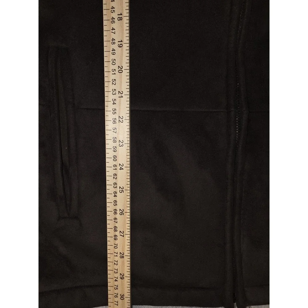 Weatherproof Garment Company Faux-Suede Sherpa-Lined Size L Dark Brown Jacket - Picture 9 of 10